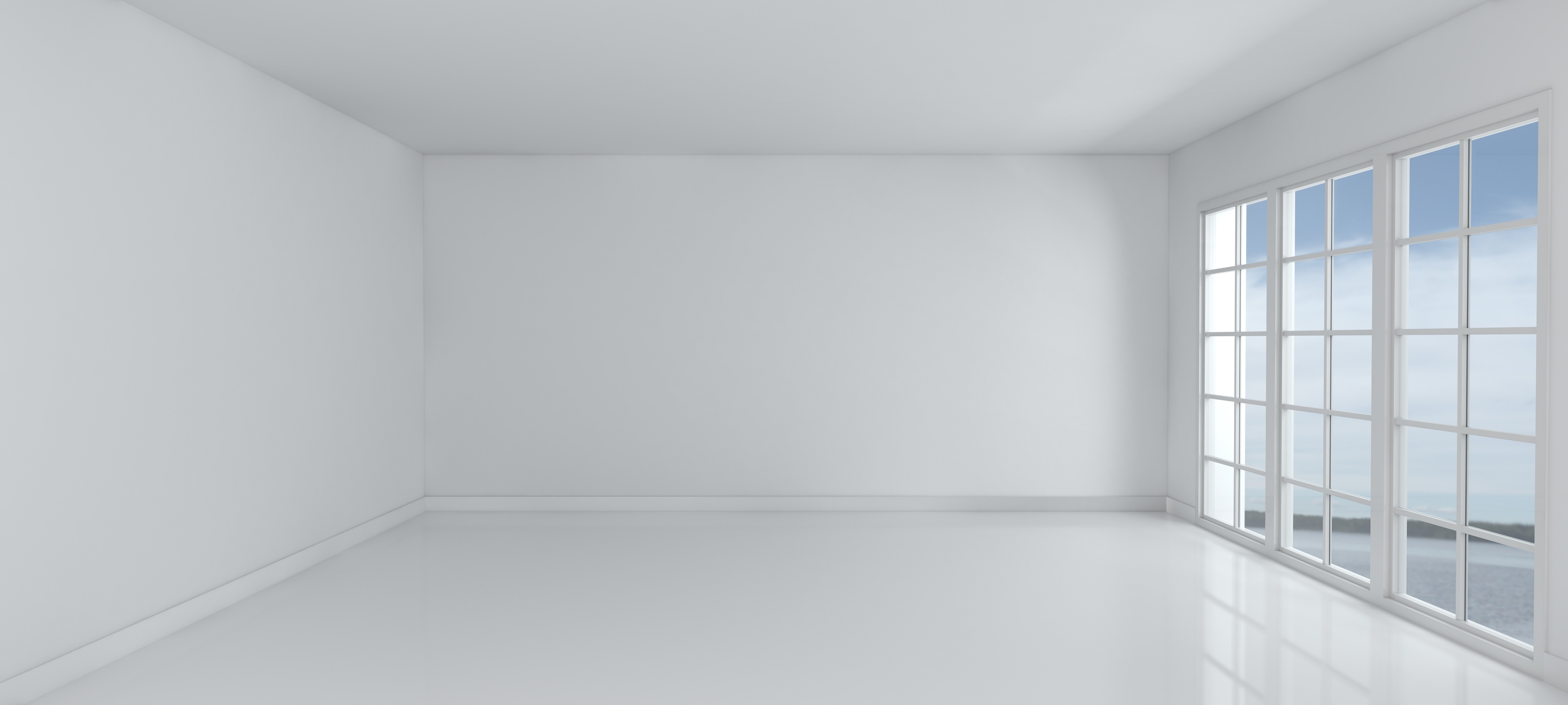 Empty Room with Windows